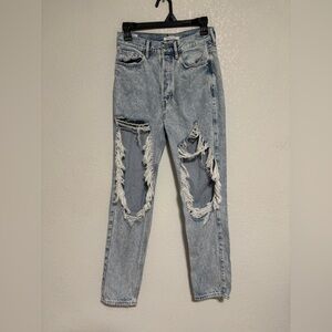 Pacsun Jeans Ultra High Rise Slim Distressed